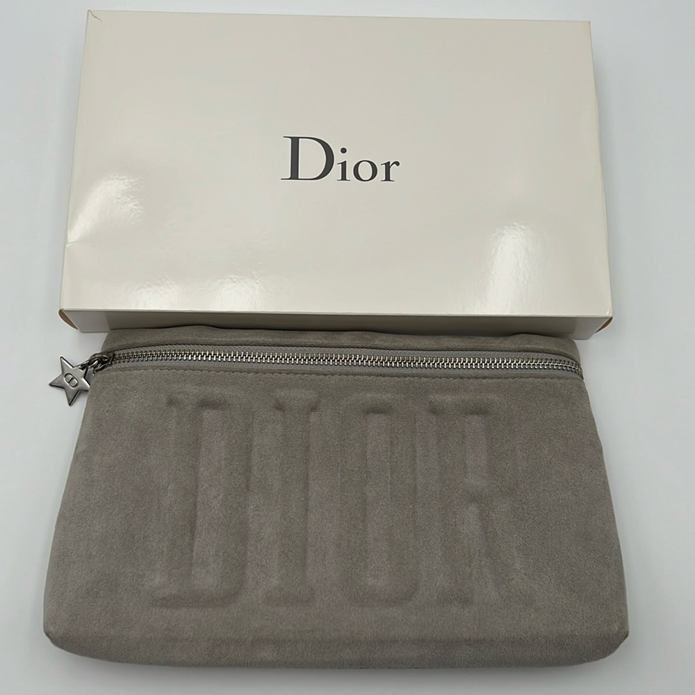 SOLD - Large Zippered Pouch Clutch Bag